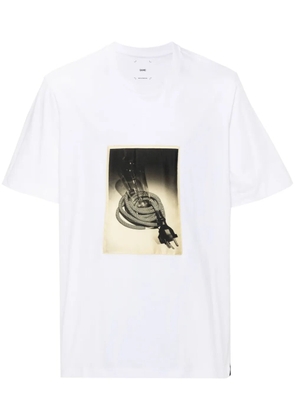 OAMC logo-print cotton T-shirt - White