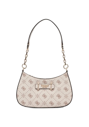 GUESS USA monogram chain shoulder bag - Neutrals
