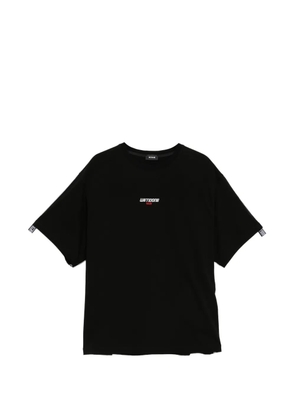 We11done logo-tape T-shirt - Black