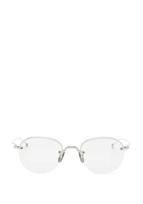 Thom Browne Eyewear round-frame glasses - Silver