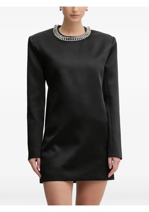 Bardot embellished mini dress - Black