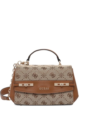 GUESS USA Melinda pattern chain tote bag - Neutrals
