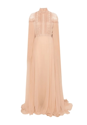 Elie Saab lace-trim gown - Pink