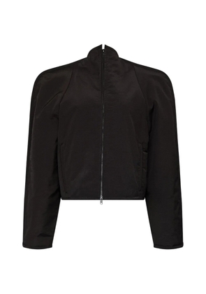 MM6 Maison Margiela zipped cropped jacket - Black