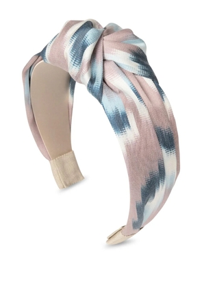 Jennifer Behr Ikat Samaya headband - Blue