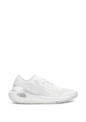 Plein Sport lace-up fastening woven sneakers - White
