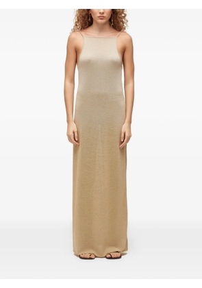 Osklen sleeveless maxi dress - Neutrals