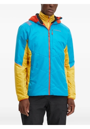 La Sportiva hooded quilted-design jacket - Blue