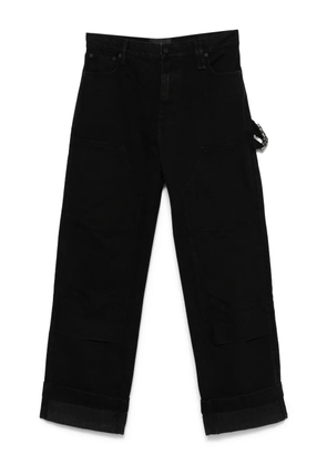 Simone Rocha embellished workwear jeans - Black