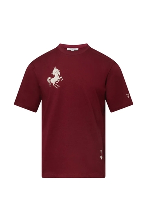 Blackjack horse graphic T-shirt - Red