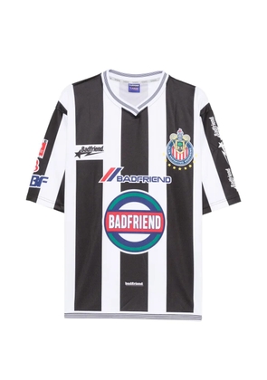 BADFRIEND striped jersey T-shirt - Black