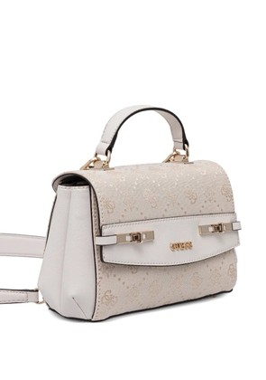 GUESS USA patterned top handle tote bag - Neutrals