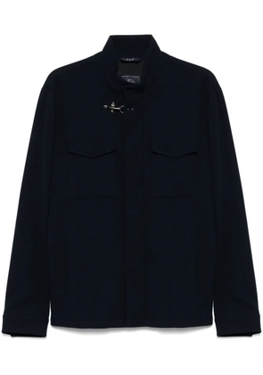 Fay waffle-knit jacket - Blue