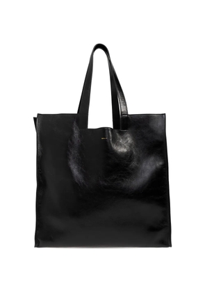 Bally top handle leather tote bag - Black