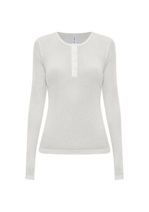 SAMSOE SAMSOE button-detail top - Neutrals