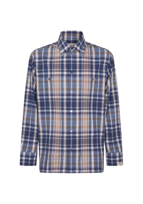 Golden Goose checked shirt - Blue