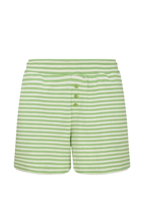 PIP STUDIO Bobi Little striped button shorts - Green