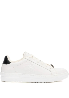 Roberto Cavalli logo-plaque sneakers - White