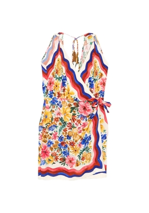 FARM Rio floral-print mini dress - Yellow