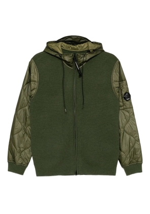 C.P. Company panelled hooded jacket - Green