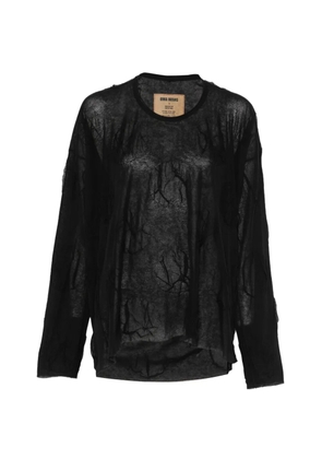 Uma Wang round-neck top - Black