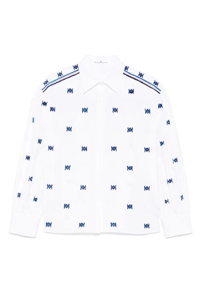 Ermanno Scervino flocked motif shirt - White