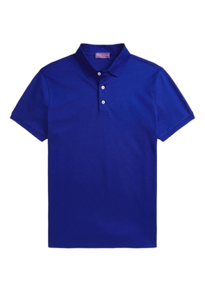 Ralph Lauren Purple Label logo-embroidered polo shirt - Blue