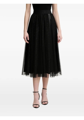 Joop! ribbon embellished midi skirt - Black