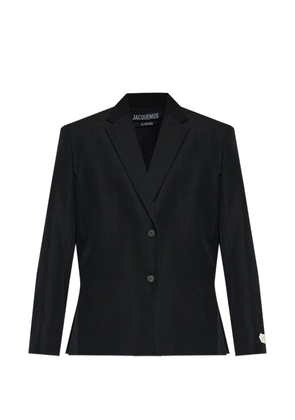 Jacquemus single-breasted wool blazer - Black