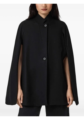 AllSaints Lunids high-neck cape - Black