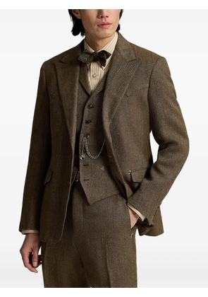 Ralph Lauren RRL herringbone-pattern blazer - Brown