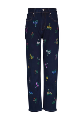 Libertine Joy and Mirth floral-embroidered jeans - Blue