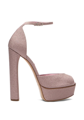 Casadei Flora platform pumps - Pink