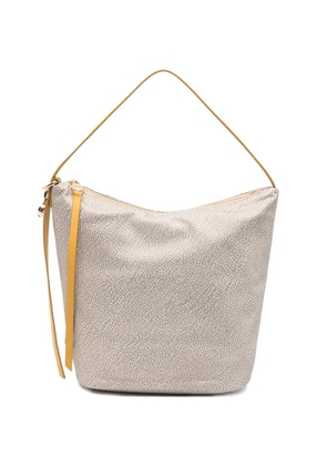 Borbonese patterned shoulder bag - Neutrals