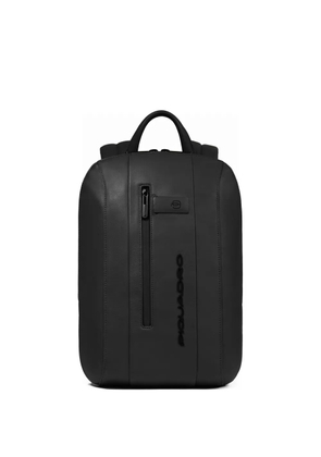 PIQUADRO top-handle leather backpack - Black