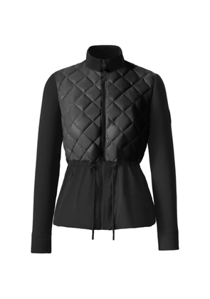 Mackage Adita quilted drawstring hybrid jacket - Black