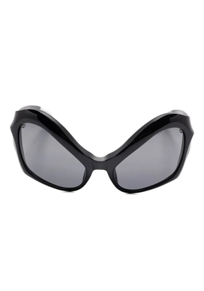 Mugler cat-eye frame sunglasses - Black