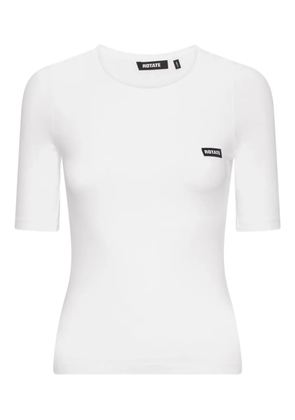 ROTATE BIRGER CHRISTENSEN short-sleeve logo T-shirt - White