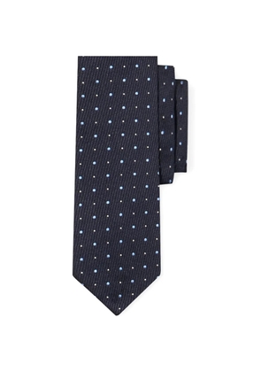 Brooks Brothers polka dot silk tie - Blue