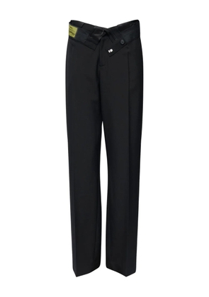 MM6 Maison Margiela cross-over tailored trousers - Black