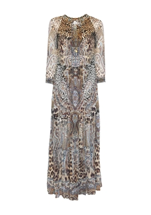 Camilla Istanbul Animalia dress - Brown