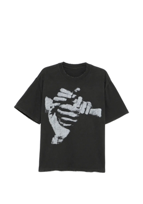WARMAN graphic-print T-shirt - Black