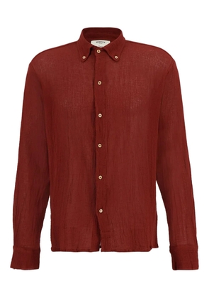 SPIRITUM TULUM long-sleeve cotton shirt - Red
