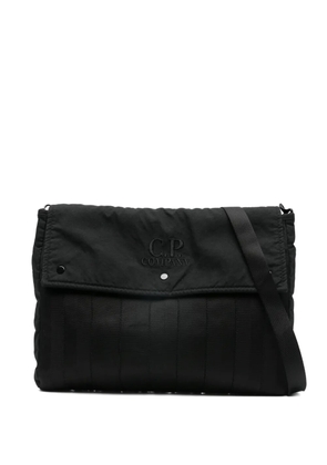 C.P. Company logo quilted tote bag - Black