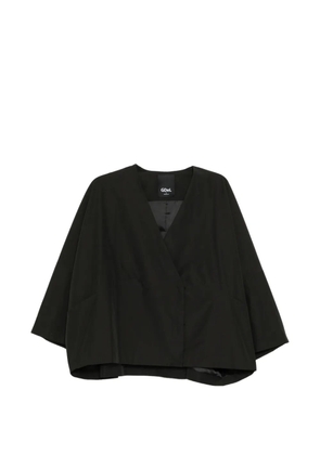 GDeL by gaze de lin Recycle cropped jacket - Black