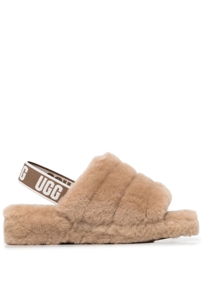 UGG Fluff Yeah slingback slippers - Brown