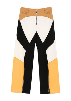 Patrizia Pepe zip-up straight-leg trousers - White