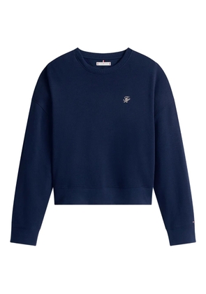 Tommy Hilfiger embroidered-detail sweatshirt - Blue