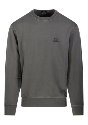 C.P. Company logo-embroidered sweatshirt - Grey