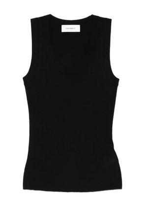 Lisa Yang Ina ribbed top - Black